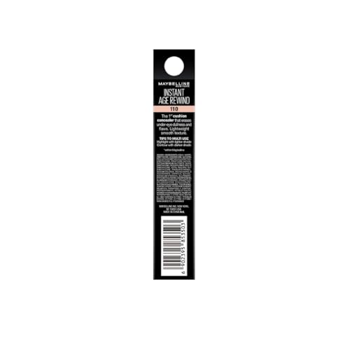 Maybelline New York Instant Age Rewind Eraser Dark Circles Treatment Concealer - Fair, Packed with Goji Berry & Haloxyl, Bright & Refreshed eyes, Concealer that erase dark circles | 6ml