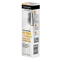 Neutrogena Rapid Tone Repair Dark Spot Corrector Face Serum with Hyaluronic Acid, Retinol & Vitamin C, Daily Anti Wrinkle Retinol Serum & Dark Spot Corrector to Brighten & Even Tone, 1 oz
