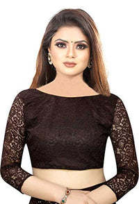 Avantika Fashion Women's Jacquard Russell Net Saree With blouse piece