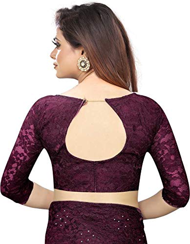 Avantika Fashion Women's Jacquard Russell Net Saree With blouse piece