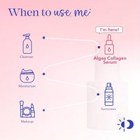 Blue Heaven 0.5% Algae Collagen Anti Aging Serum for Women | 1% Probiotics | Boosts Natural Collagen | Prevents Aging | Strengthen Skin Barrier Face Serum for Men and Women, 20ml