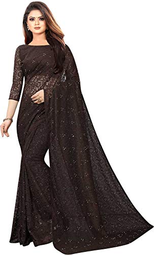 Avantika Fashion Women's Jacquard Russell Net Saree With blouse piece