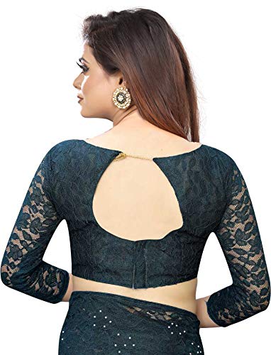 Avantika Fashion Women's Jacquard Russell Net Saree With blouse piece