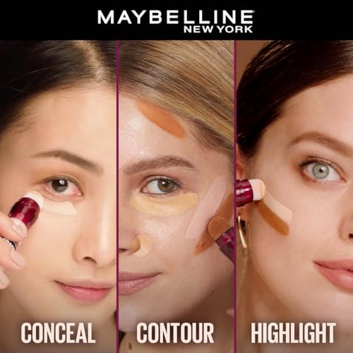 Maybelline New York Instant Age Rewind Dark Circles Treatment Concealer - Medium, Packed with Goji Berry & Haloxyl, Bright & Refreshed eyes, Erase dark circles & fine lines, Long Lasting Concealer, 6g