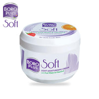 BoroPlus Soft Light Moisturising Cream | Light & Non-sticky | Provides 24 hour moisturisation|Ayurvedic Cream for all seasons |Hand Cream, Body Cream & Face Cream | Vitamin E - 300 ml (Pack of 2)