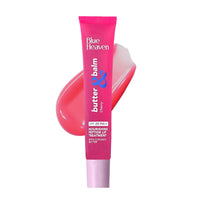 Blue Heaven Butter & Balm (15 Gm) Peptide based Tinted Lip Balm with SPF 20 PA++| Infused with Cupuacu Butter | Smoothing & Moisturizing | UVA/UVB Rays Protection | Cherry