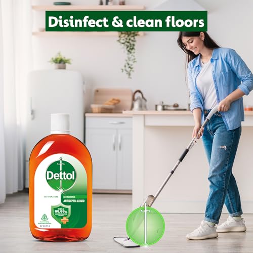 Dettol Antiseptic Liquid for First Aid, Surface Disinfection and Personal Hygiene 750ml (Pack of 3)