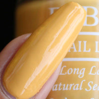 Debelle Gel Nail Polish Yellow Topaz (Mustard Yellow Nail Paint)|Non Uv - Glossy Finish |Chip Resistant | Seaweed Enriched Formula| Long Lasting|Cruelty And Toxic Free| 8Ml