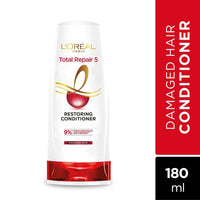 L'Oreal Paris Total Repair 5 Restoring Conditioner with Keratin XS, 192.5ml & L'Oreal Paris Color Protect Shampoo, 192.5ml