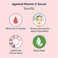 O3+ Agelock Vitamin C Protein Serum Antioxidant Anti-ageing Fine Lines & Wrinkle Removal Skin Smoothing for All Skin Types, 30g