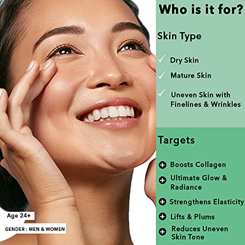 O3+ Agelock Vitamin C Protein Serum Antioxidant Anti-ageing Fine Lines & Wrinkle Removal Skin Smoothing for All Skin Types, 30g