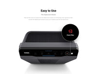 WINIX AM80 Air Purifier for Home Large Room Up to 1740 Ft² in 1 Hr With Air Quality Monitor, True HEPA, Advanced Odor Control Carbon Filter and Auto Mode, Captures Pet Allergies, Smoke, Dust Dark Gray