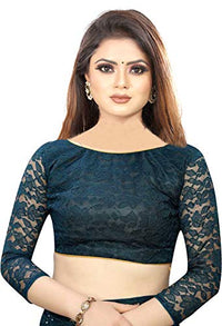 Avantika Fashion Women's Jacquard Russell Net Saree With blouse piece