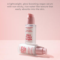 The Face Shop Rice Water Serum with Niacinamide & HA, Brightens Skin, Fades Blemishes & Acne Marks (30ml)