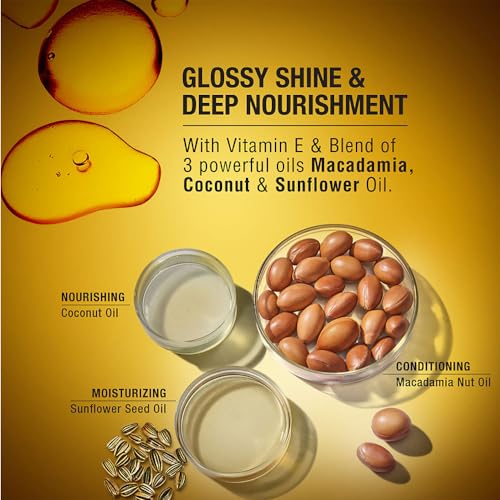 TRESemme Gloss Ultimate Ultra Shine Hair Serum 100ml with Macadamia Oil & Vitamin E, for Super shiny Finish
