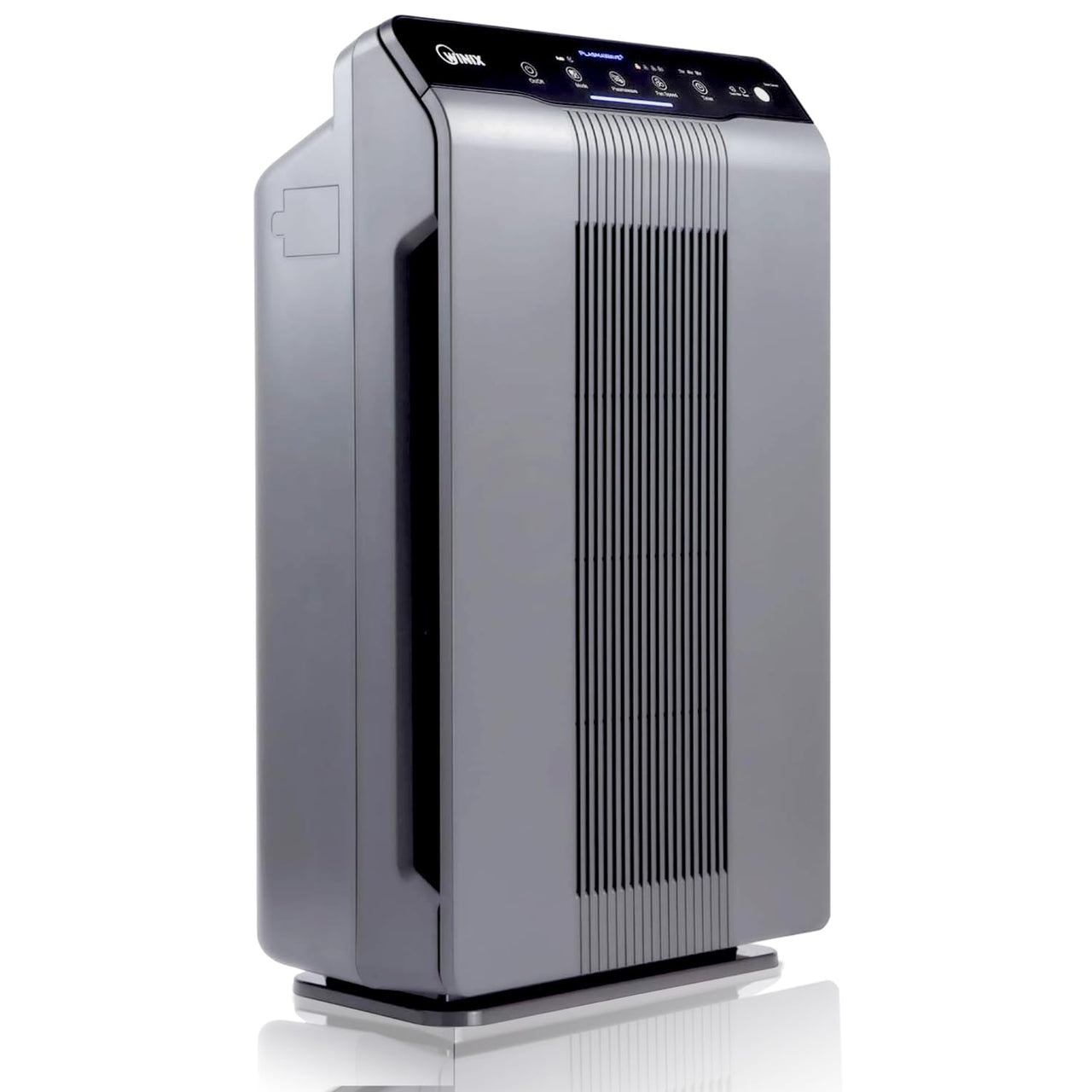 WINIX AM80 Air Purifier for Home Large Room Up to 1740 Ft² in 1 Hr With Air Quality Monitor, True HEPA, Advanced Odor Control Carbon Filter and Auto Mode, Captures Pet Allergies, Smoke, Dust Dark Gray