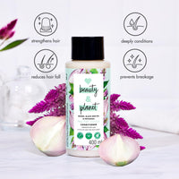 Love Beauty & Planet Onion Oil|| Blackseed Oil & Patchouli Hairfall Control Conditioner|| No Parabens|| No Dyes Patchouli Essential Oil, 200 Millilitre
