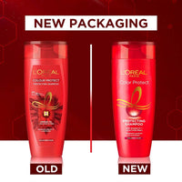 L'Oreal Paris Total Repair 5 Restoring Conditioner with Keratin XS, 192.5ml & L'Oreal Paris Color Protect Shampoo, 192.5ml