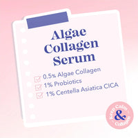 Blue Heaven 0.5% Algae Collagen Anti Aging Serum for Women | 1% Probiotics | Boosts Natural Collagen | Prevents Aging | Strengthen Skin Barrier Face Serum for Men and Women, 20ml