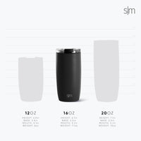 Simple Modern Travel Coffee Mug Tumbler with Flip Lid | Reusable Insulated Stainless Steel Cold Brew Iced Coffee Cup Thermos | Gifts for Women Men Him Her | Voyager Collection | 16oz | Forest -Forest