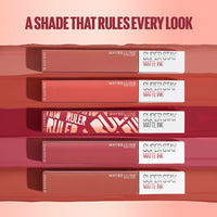 Maybelline New York Liquid Matte Lipstick, Long Lasting, 16hr Wear, Superstay Matte Ink, Ruler, 5ml