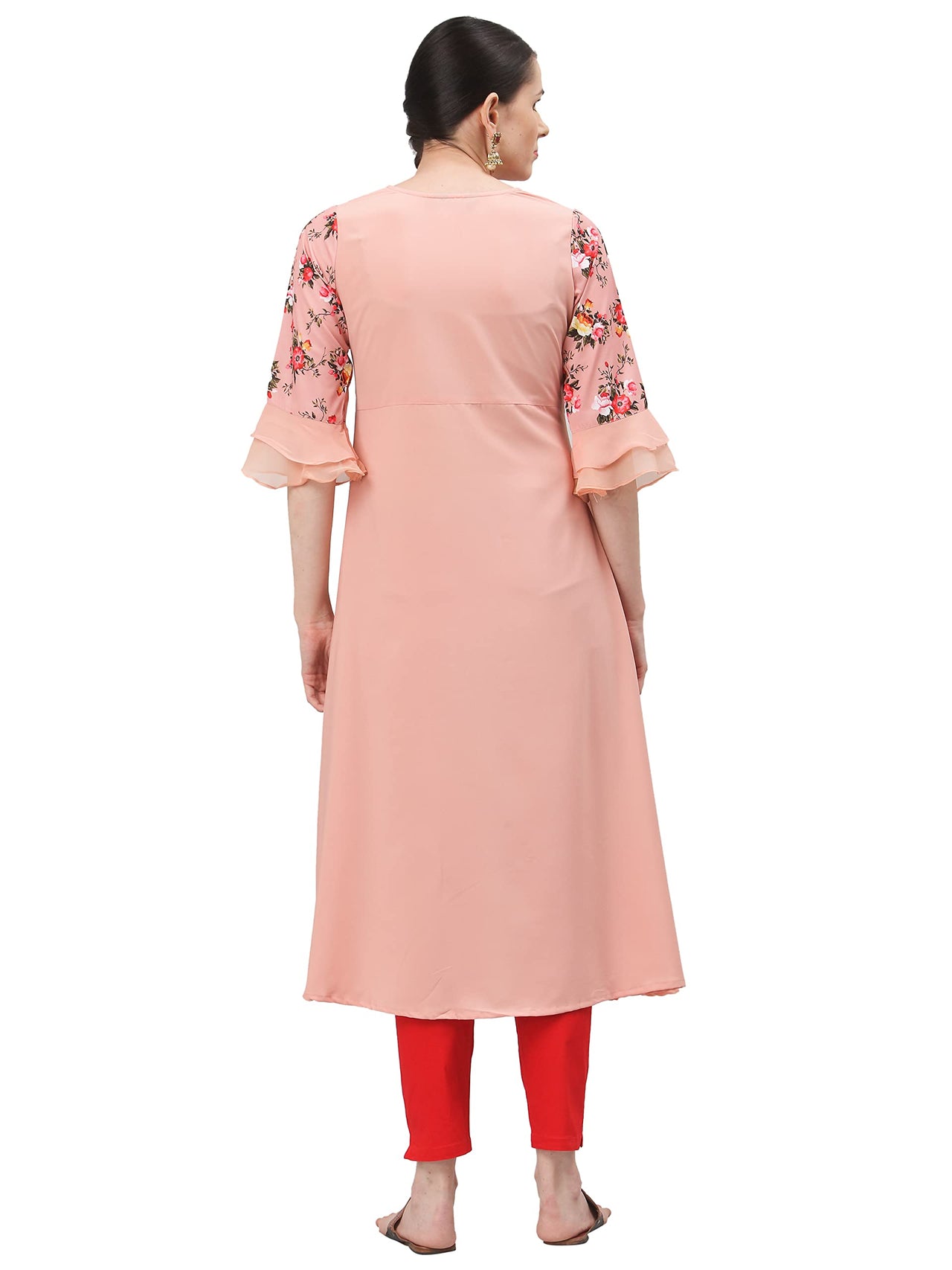 ALC Creation Women's Crepe A-line Kurta