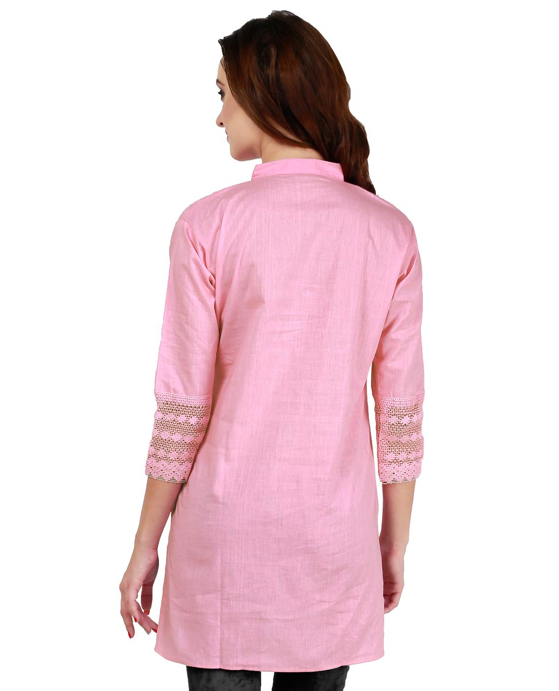 ZUNN Women's Chikankari Cotton Straight Kurta