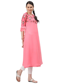 ALC Creation Women's Crepe A-line Kurta