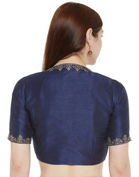 X3 Women's Polyester Sleeve Readymade Saree Blouse