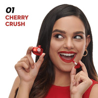 SUGAR Cosmetics LA LA Love Matte Liquid Lipstick | Lasts 18Hrs | Transferproof & Waterproof - 01 Cherry Crush