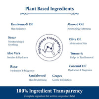 Blue Nectar Kumkumadi Oil Face Scrub For Glowing Skin, Ayurvedic Exfoliating Scrub For Tan Removal And Blackheads (16 Herbs, 10g)
