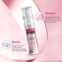 Livon Style Pro Keratin Hair Serum for Women | 10X Stronger & Smoother Hair| With Keratin & Biotin| All Hair Types| 100 ml