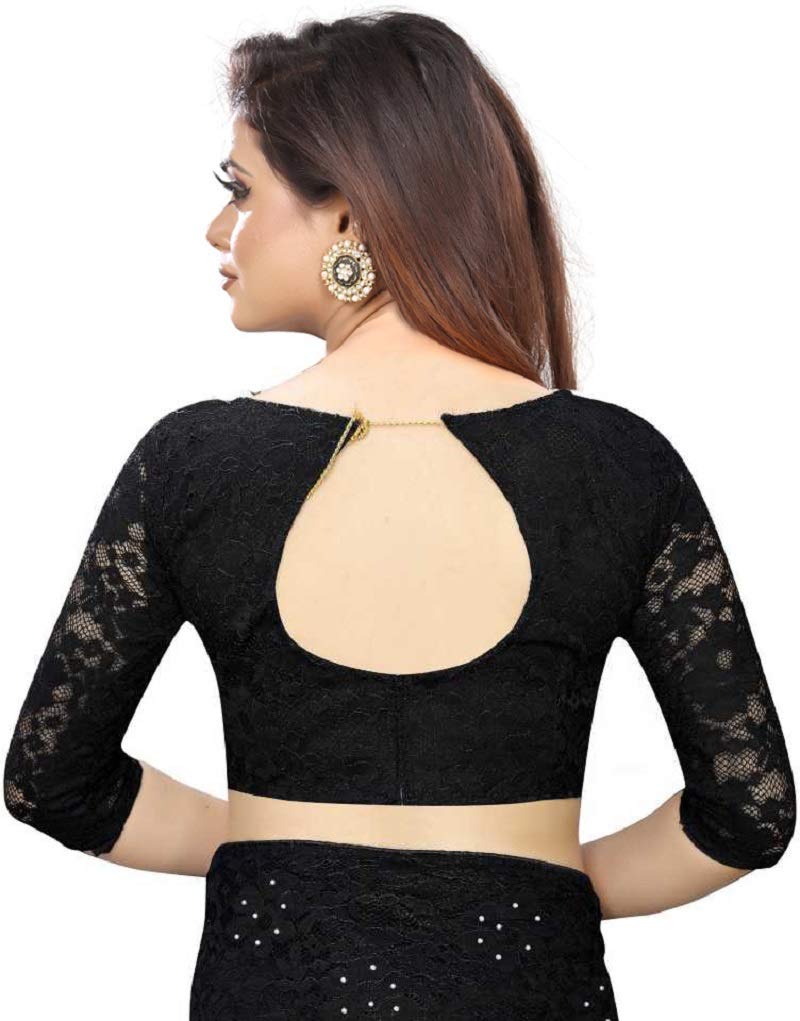 Avantika Fashion Women's Jacquard Russell Net Saree With blouse piece
