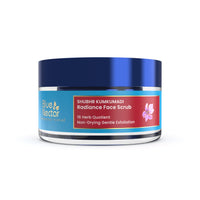 Blue Nectar Kumkumadi Oil Face Scrub For Glowing Skin, Ayurvedic Exfoliating Scrub For Tan Removal And Blackheads (16 Herbs, 10g)