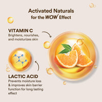 WOW Skin Science Vitamin C Body Lotion - Non Sticky & Non Greasy - Moisturising & Smoothening Care - with Vitamin C, Kakadu Plum - No Mineral Oil, Silicones & Color - 400mL