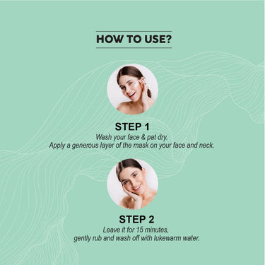 Colorbar Co-earth Tea Tree Face Mask 100g I For acne prone and oily skin I Goodness of Tea Tree and Turmeric Oil I Antibacterial I Purify skin