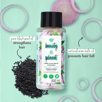 Love Beauty & Planet Onion Oil|| Blackseed Oil & Patchouli Hairfall Control Conditioner|| No Parabens|| No Dyes Patchouli Essential Oil, 200 Millilitre