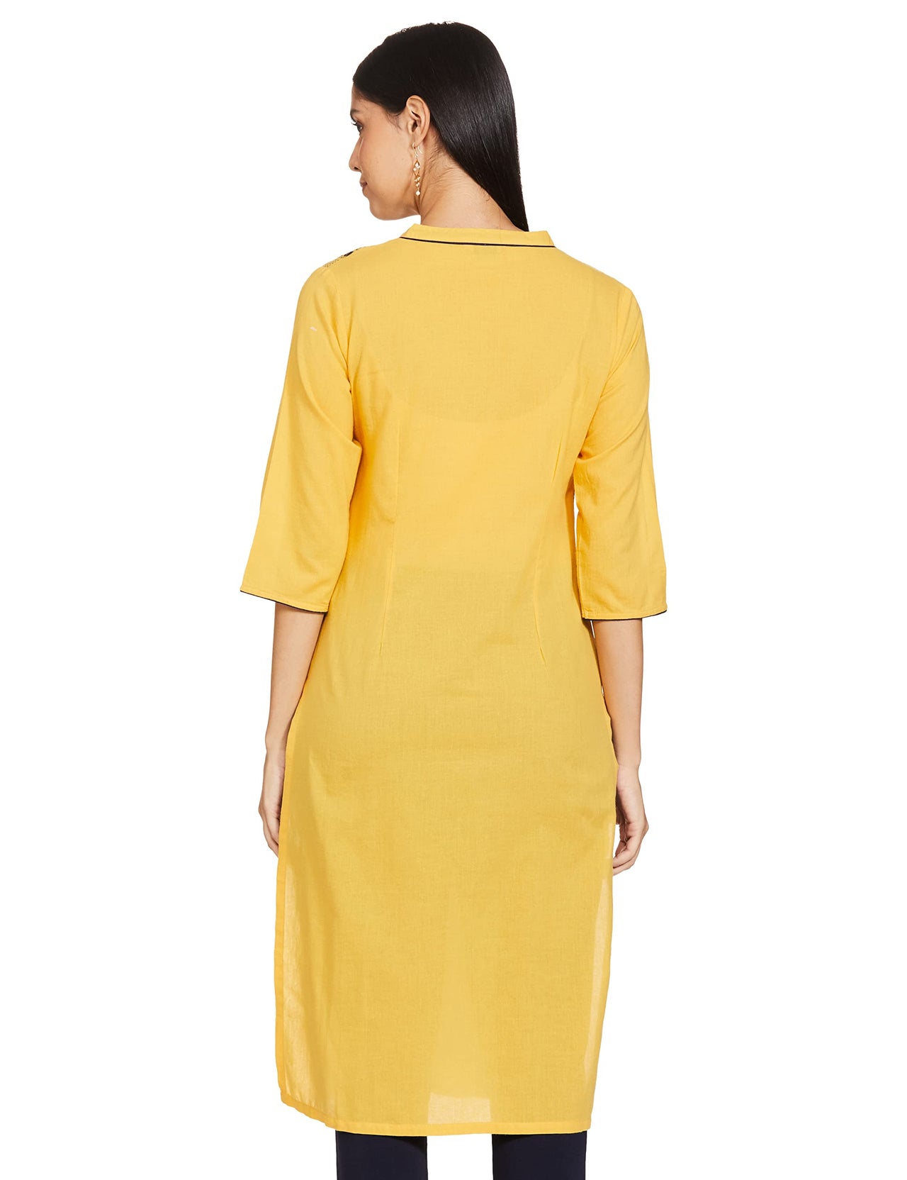 Aurelia Women's Rayon Straight Kurta