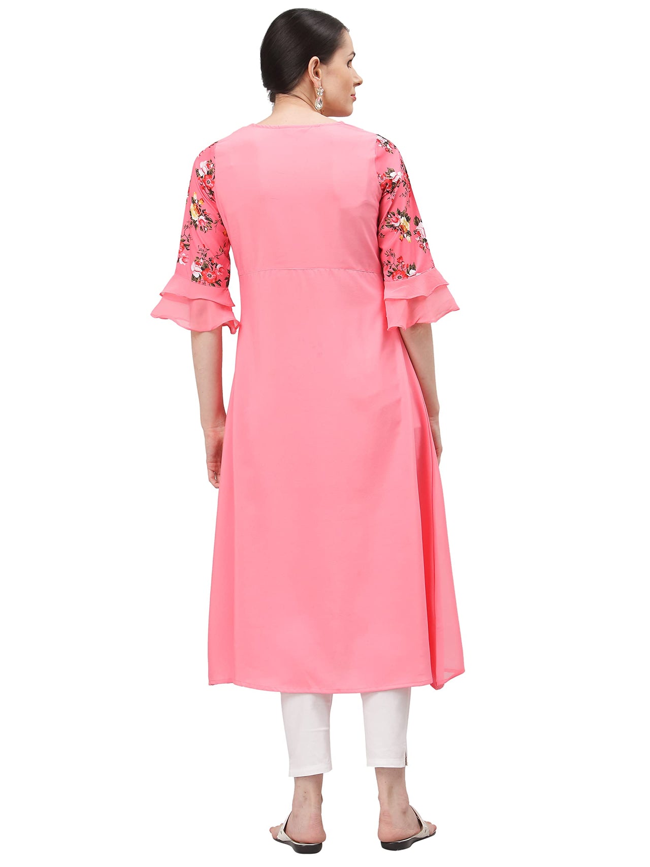 ALC Creation Women's Crepe A-line Kurta