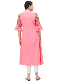 ALC Creation Women's Crepe A-line Kurta