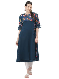ALC Creation Women's Crepe Regular Kurta