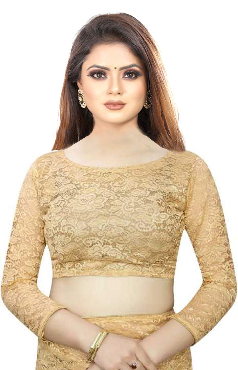 Avantika Fashion Women's Jacquard Russell Net Saree With blouse piece