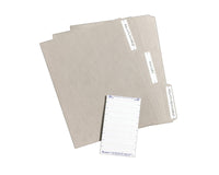 Avery File Folder Labels, Laser and Inkjet Printers, 1/3 Cut, White, Pack of 252 (05202)