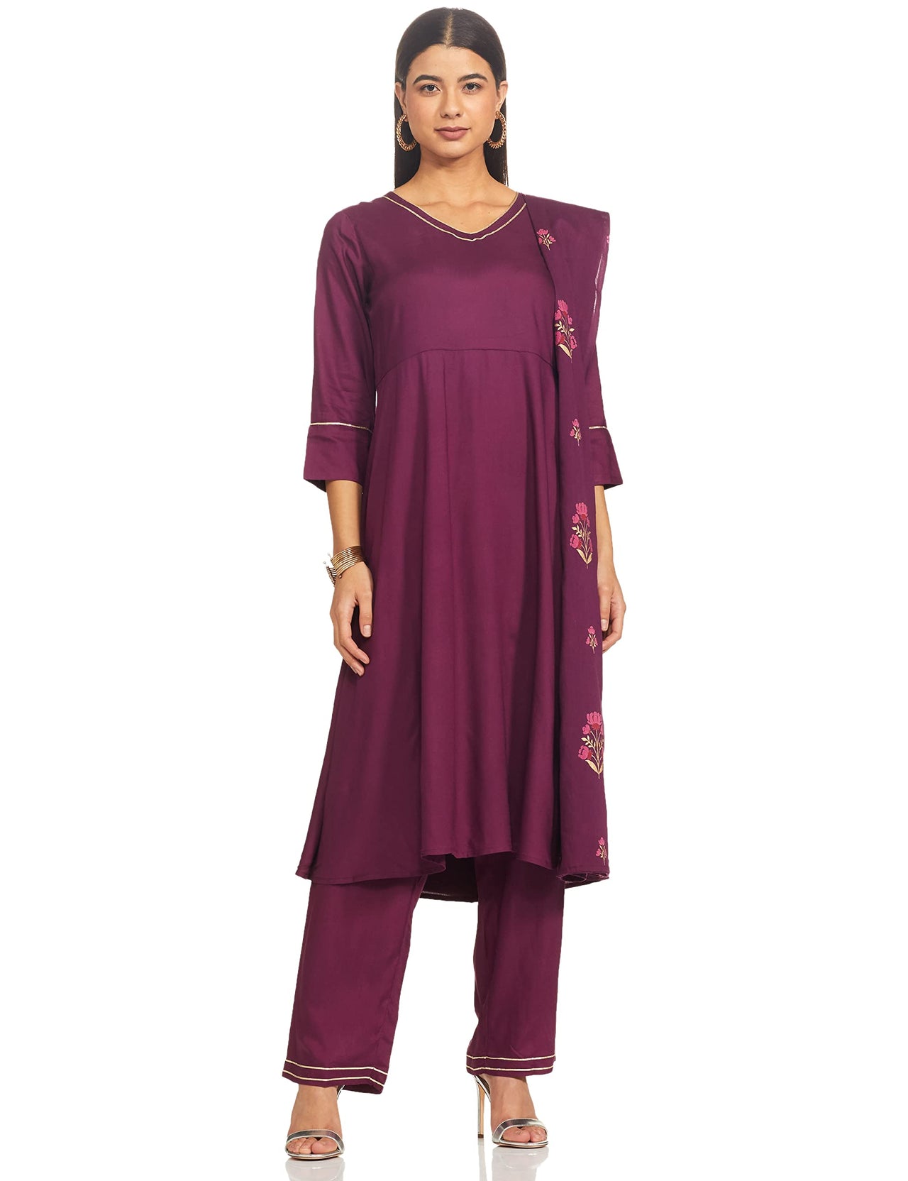 Amazon Brand - Myx Women's Rayon Salwar Suit