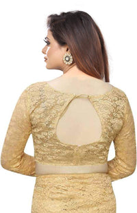 Avantika Fashion Women's Jacquard Russell Net Saree With blouse piece