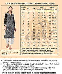 Ada Lucknowi Hand Embroidered Traditional Chikankari Georgette Kurta Kurti with Slip for Women