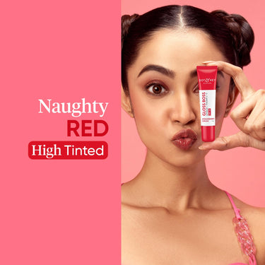 Dot & Key Gloss Boss Lip Duo | Strawberry Crush SPF 50 Lip Balm 12gm & Cocoa Mint SPF 50 Lip Balm 12gm | Sun Protected Tinted Lip Balm for Women | Fades Pigmentation | Moisturizes Dry & Flaky Lips