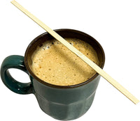 Perfect Stix Premium Wooden Coffee Stirrer Sticks, Thick Birch Wood 1000 Count, 5.5