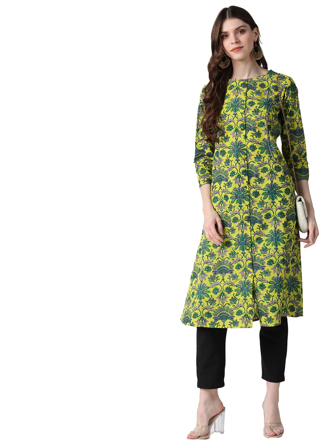 Vaamsi Women's Cotton Regular Kurta