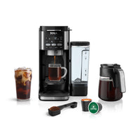 Ninja Drip Coffee Maker With K Cup Combo, DualBrew Pro Specialty Coffee System, Coffee Machine Compatible with K-Cup Pods, 12 Cup Single Serve Coffee Makers with Paper Filter, CFP301 Frother + Paper Filter